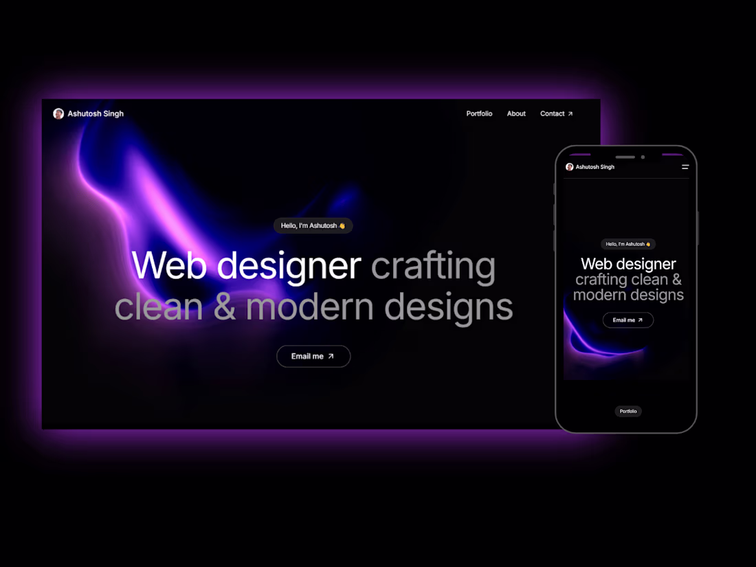 Cover image for Freelance Portfolio Template - Framer