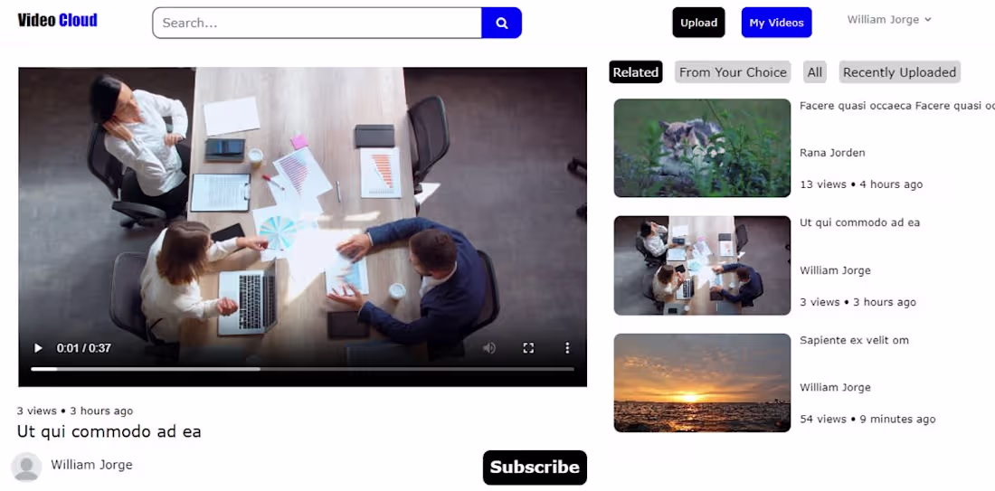Cover image for Video Cloud