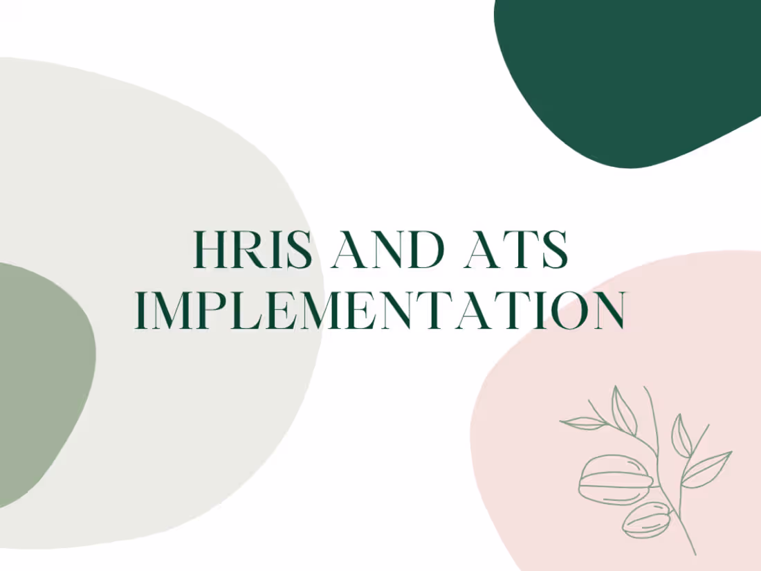 Cover image for HRIS and ATS implementation