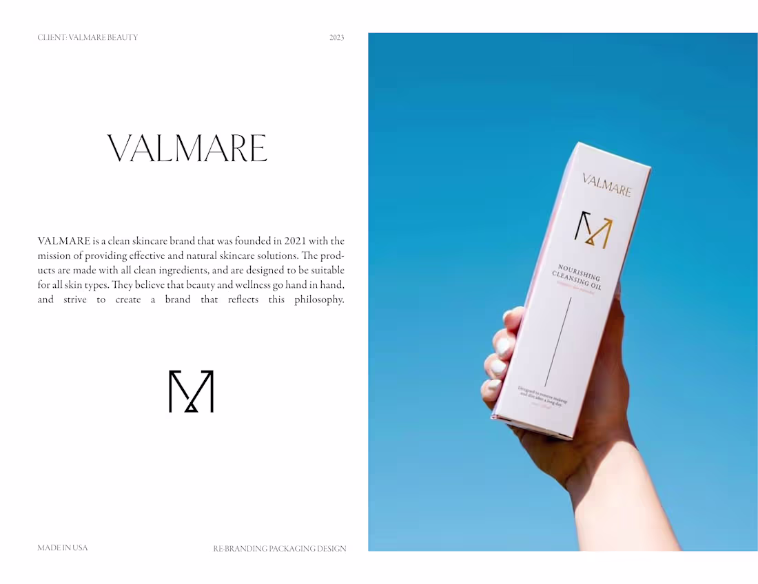 Cover image for VALMARE BEAUTY - REBRANDING PACKAGING DESIGN