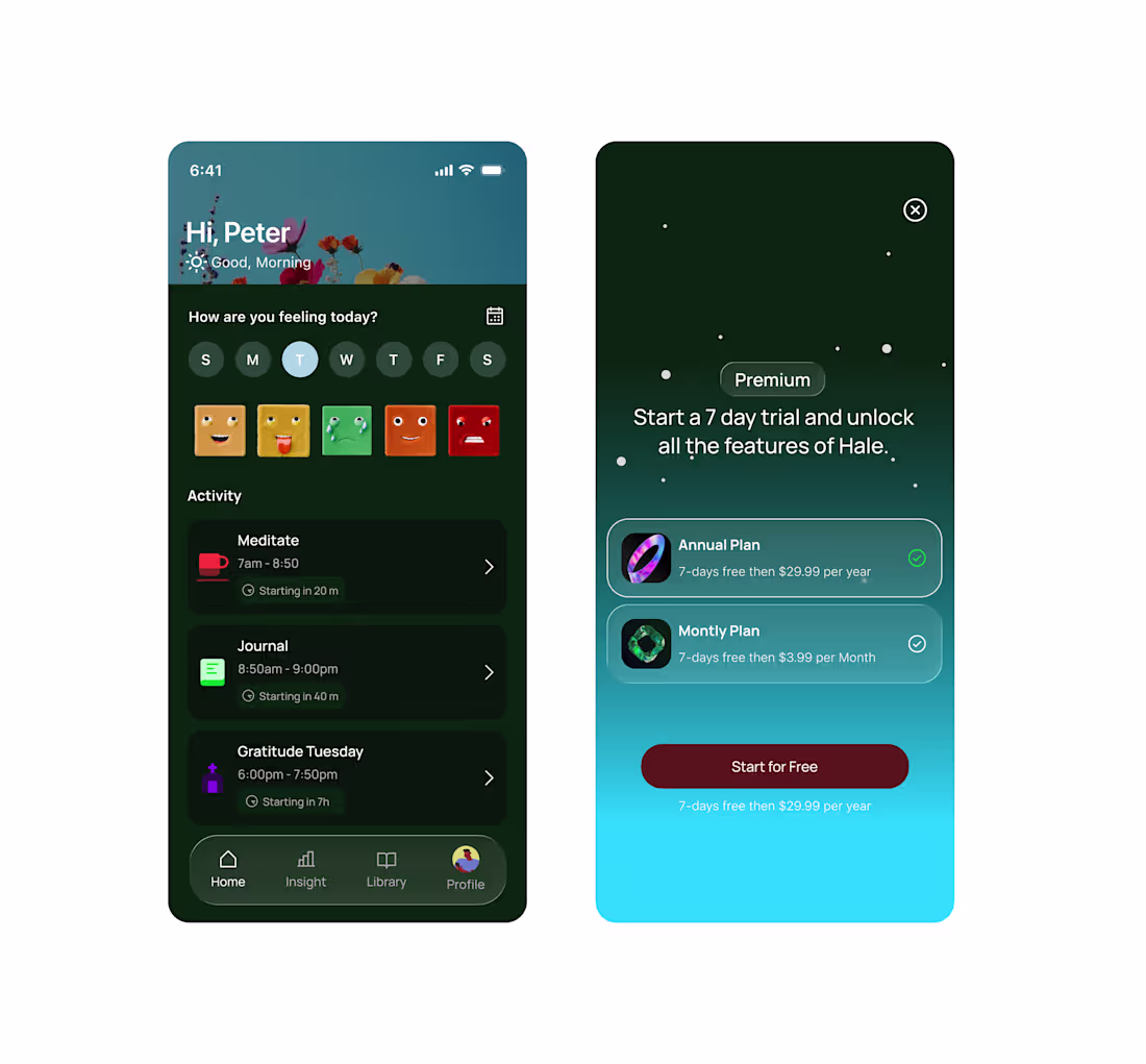 Cover image for Designed a Meditation App for