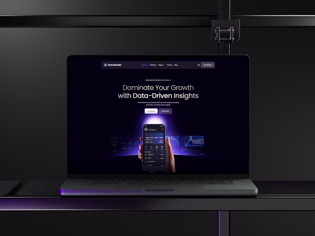 Cover image for Framer landing page design