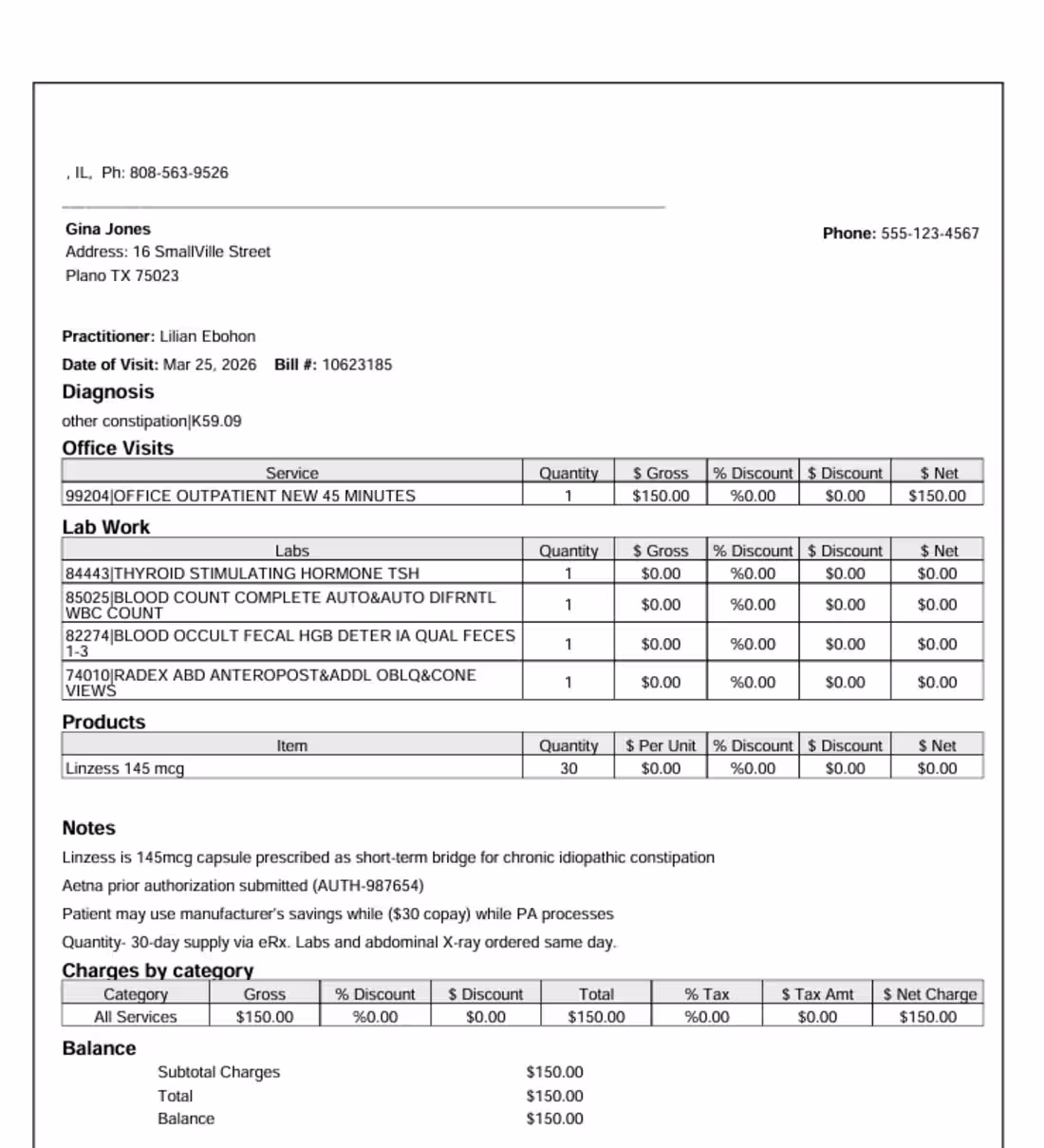 Cover image for Superbill Simulation Creation in OptiMantra
I