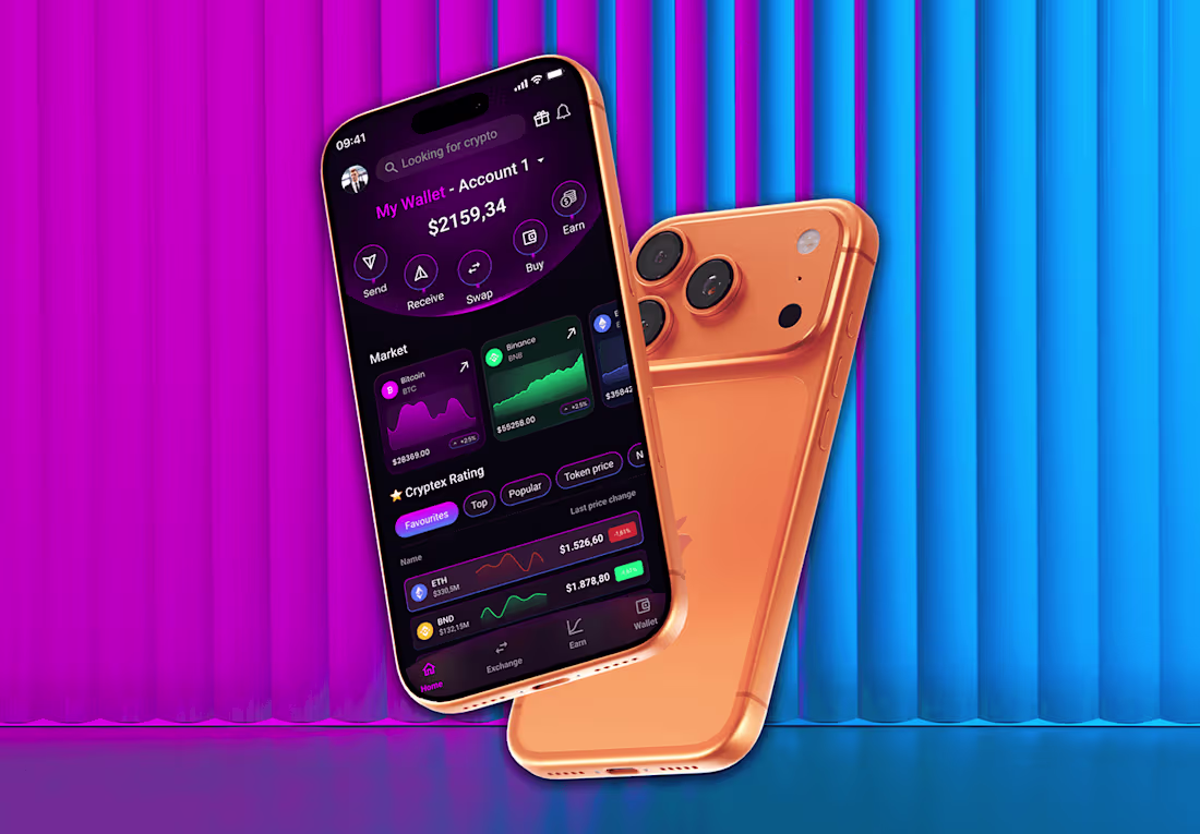 Cover image for Crypto Wallet Mobile App Design | Fintech| UI/UX