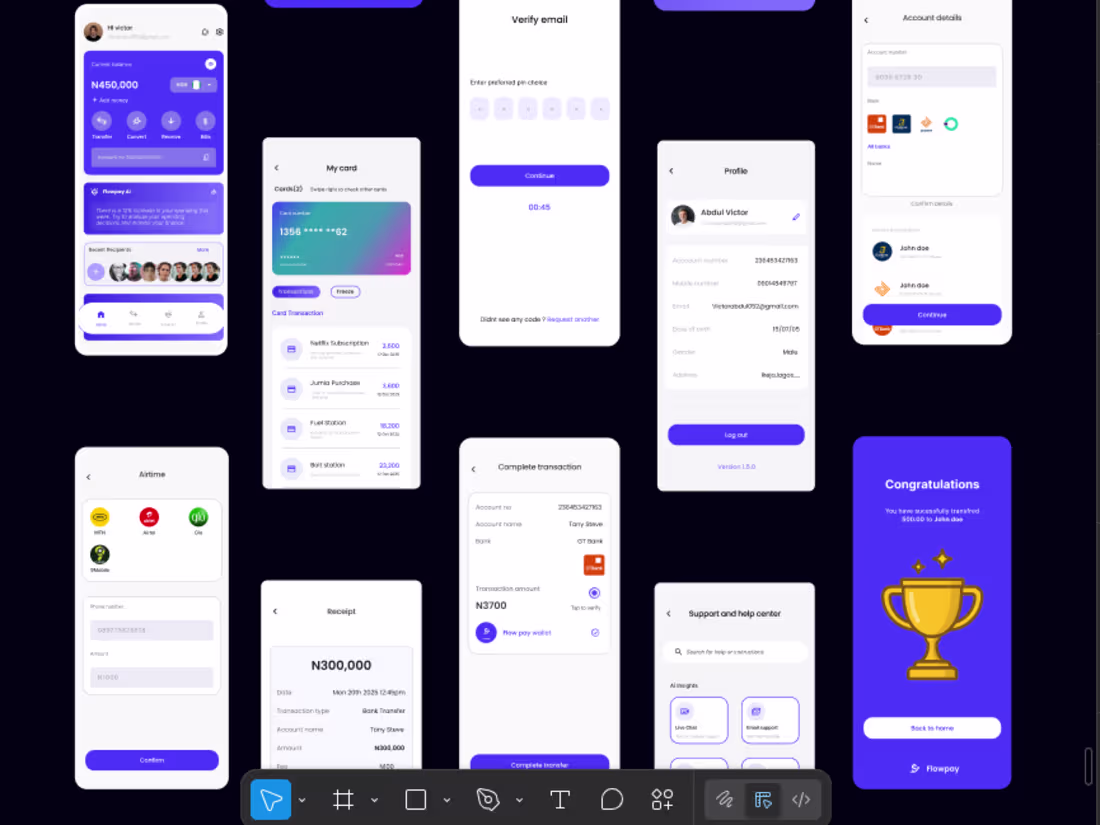 Cover image for FlowPay is a next-generation fintech app that uses AI to ana...