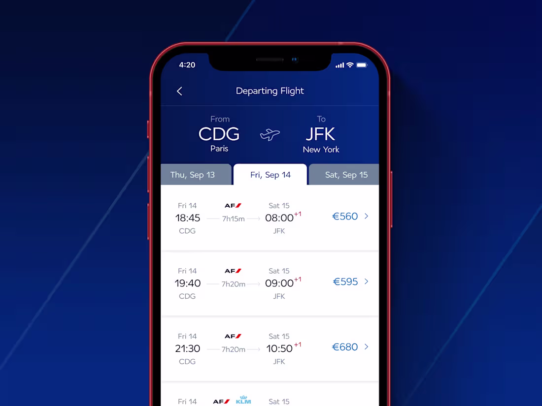 Cover image for Air France - UI/UX