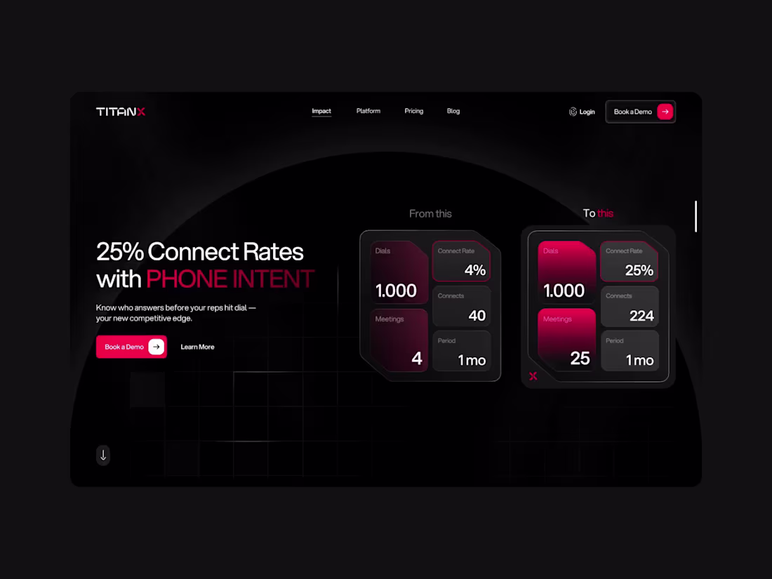 Cover image for TitanX Brand Identity and Website Design