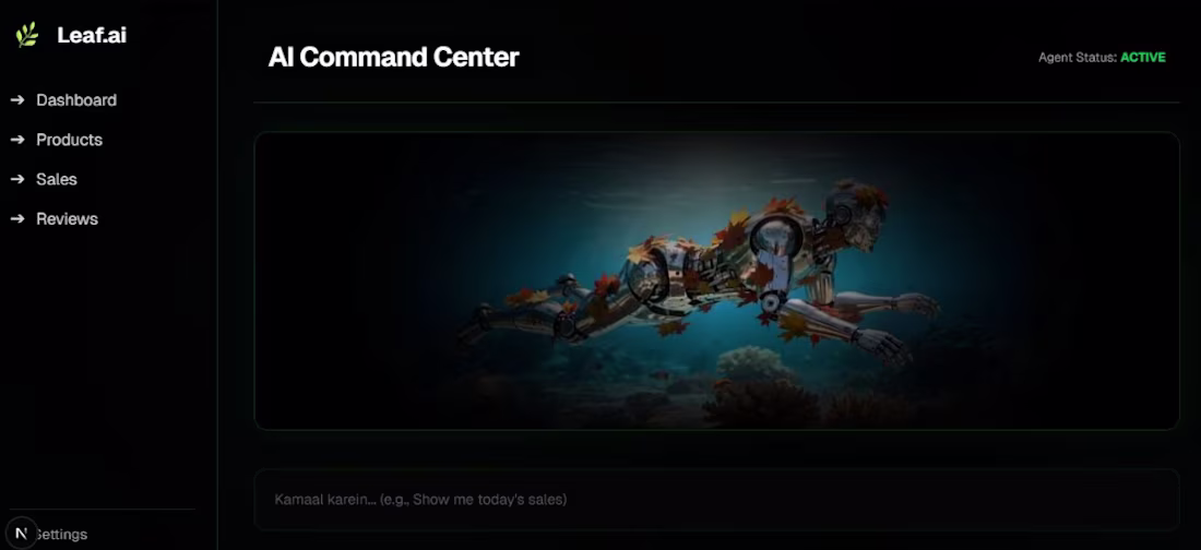 Cover image for AI Command Canter Dashboard with