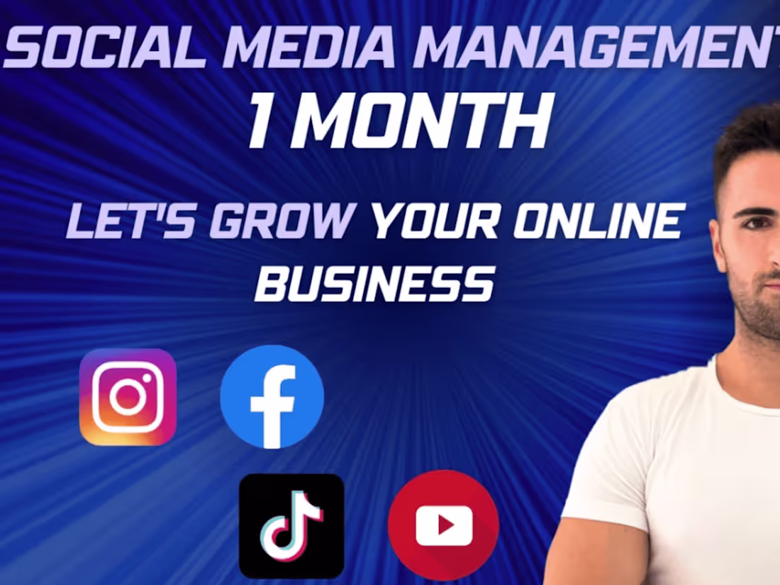 Cover image for You will get 1 month of amazing Social Media Management