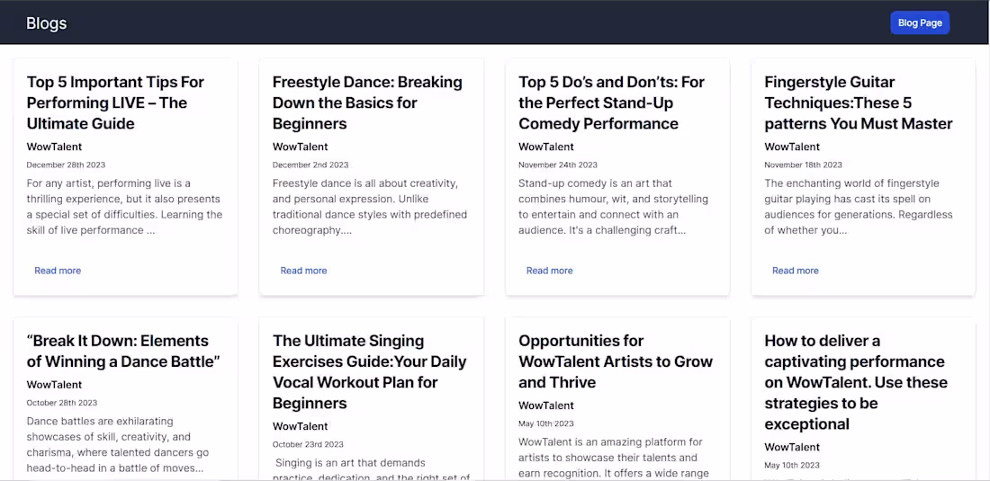 Cover image for Blog App