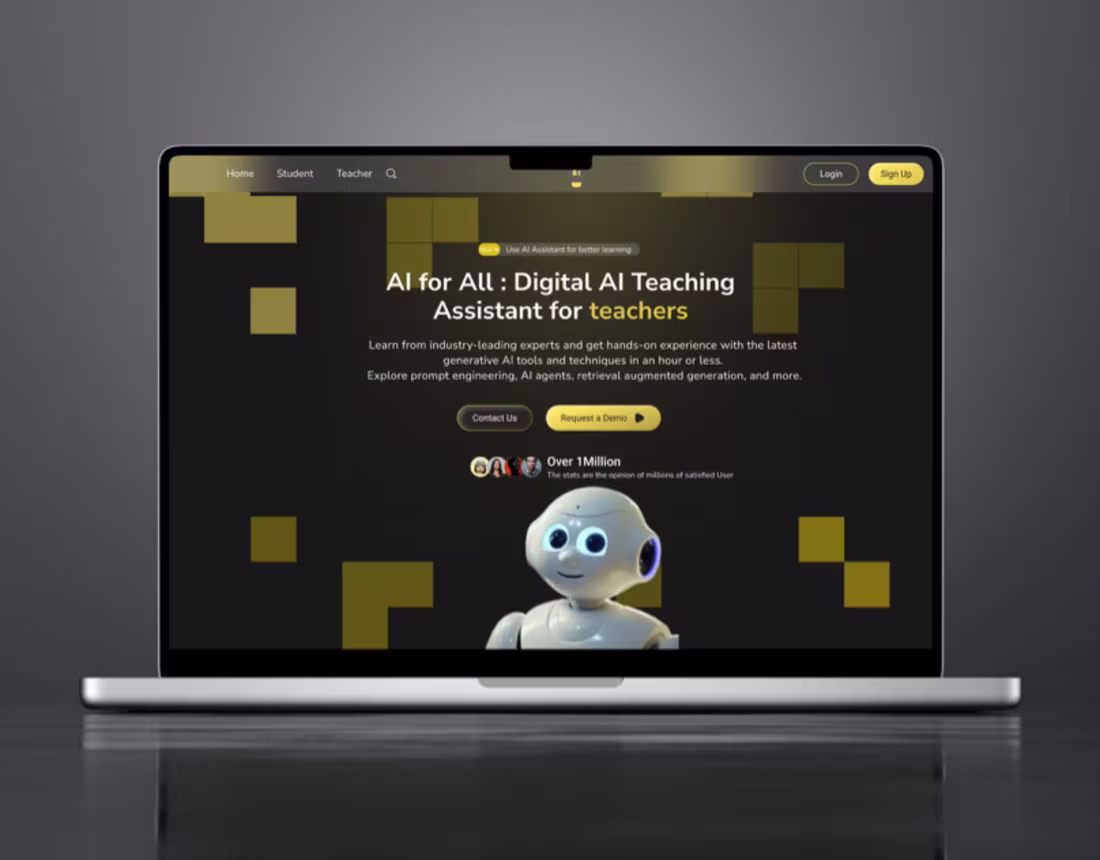 Cover image for AIforAll || AI Website Redesign