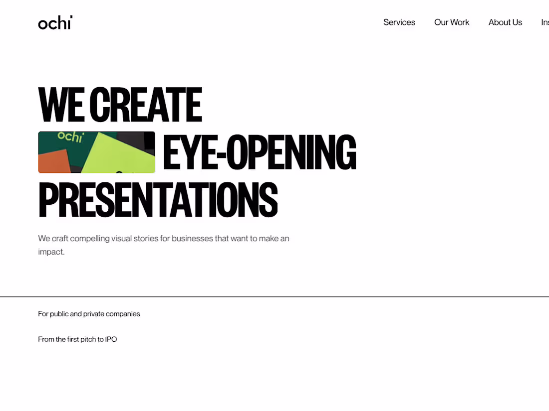 Cover image for Ochi Design