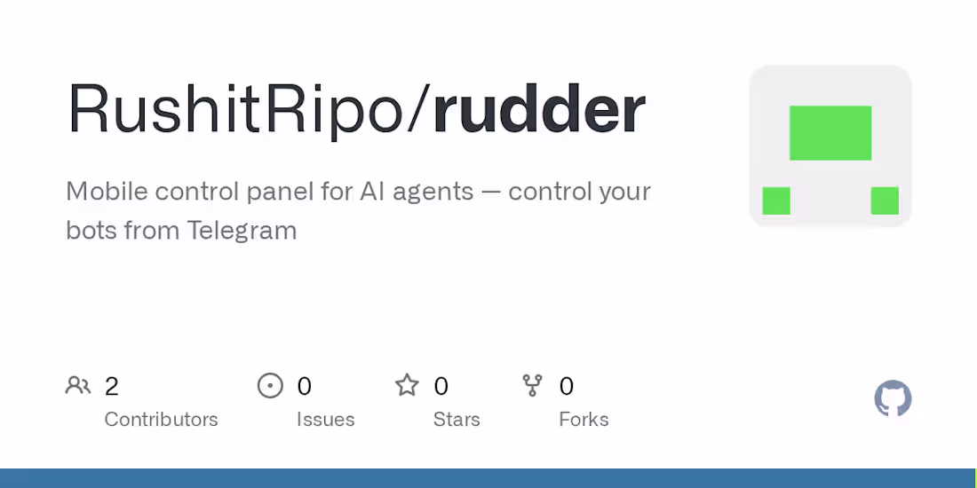 Cover image for Rudder: Remote AI Agent Orchestration
