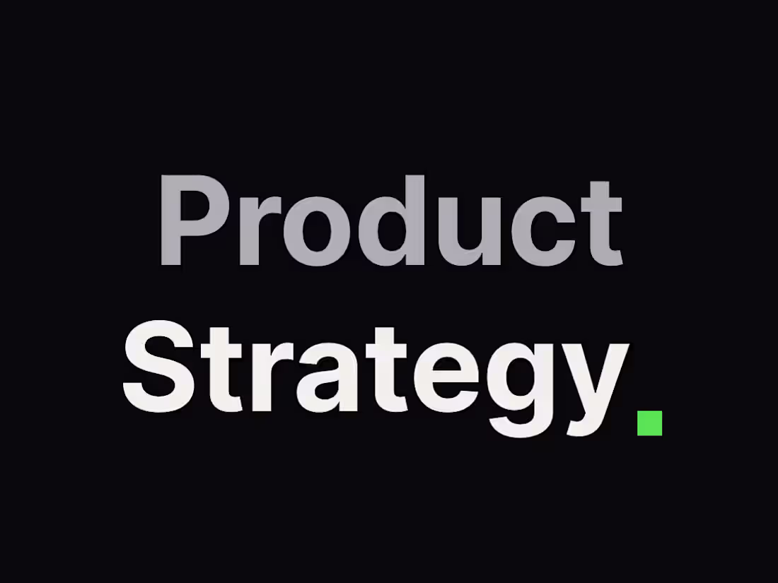Cover image for Full-Cycle B2B SaaS Product Strategy and Design