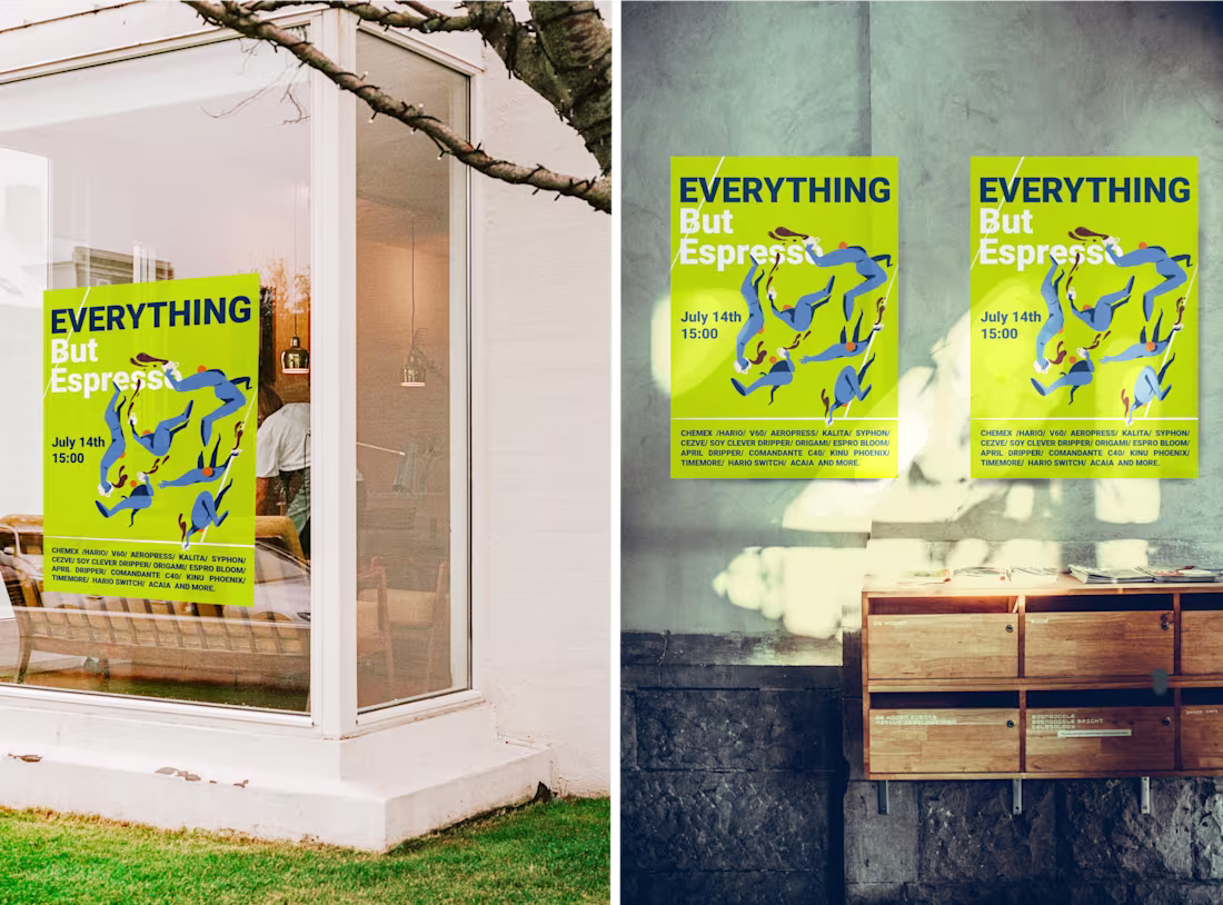 Cover image for Specialty Coffee competition poster on Behance