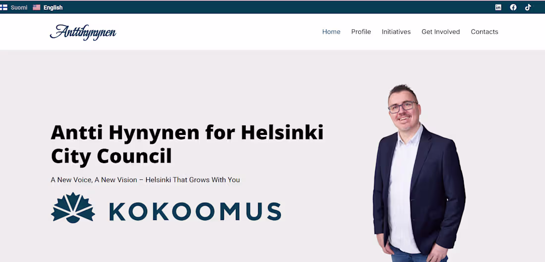 Cover image for Developed a Portfolio Website for Politician 