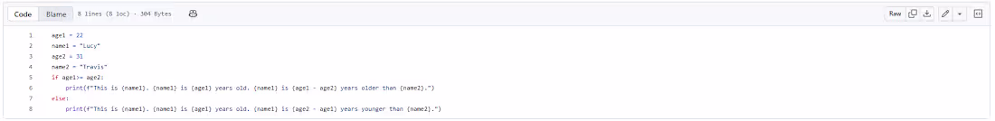 Cover image for Just a simple age compare