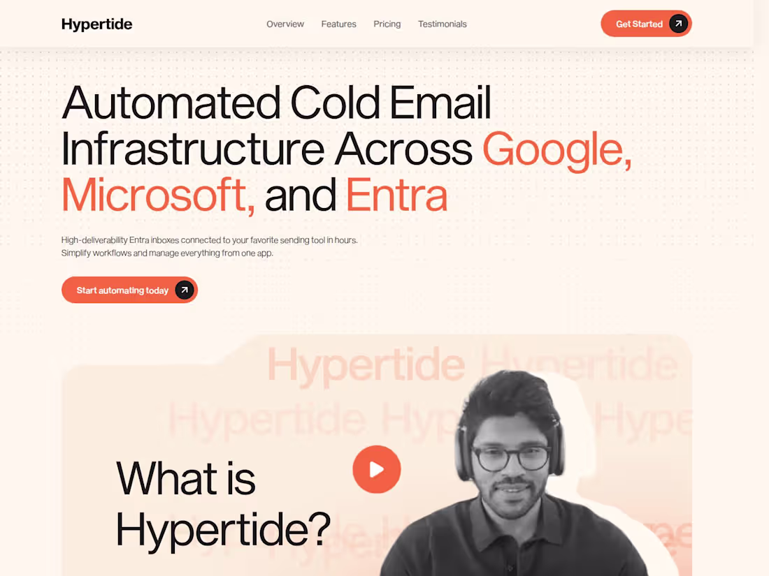 Cover image for Hypertide - Website Development