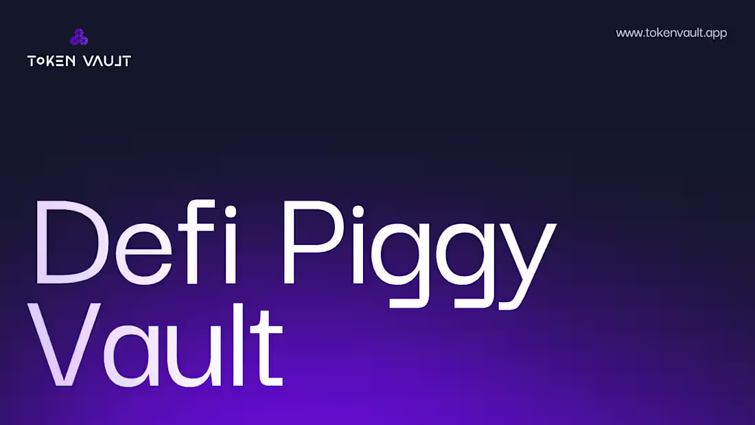 Cover image for Pitch Deck Design for TokenVault