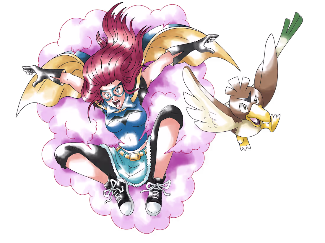 Cover image for I will Draw you as a Pokemon Trainer with your Pokemon Team