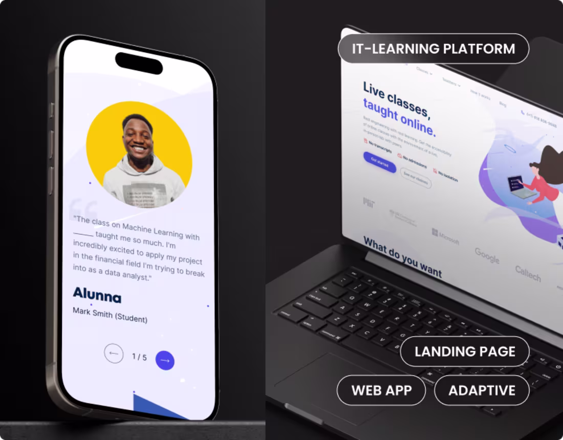 Cover image for Online Courses Website