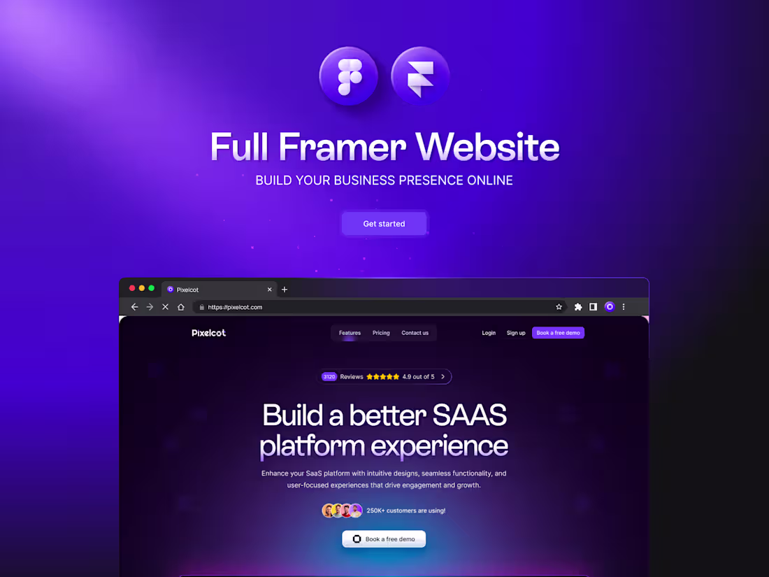 Cover image for Full Framer Website (Hourly Rate)