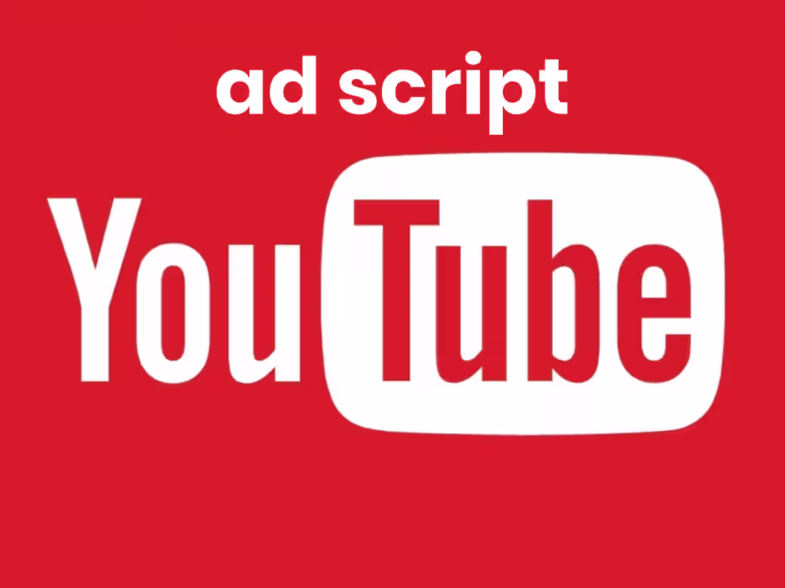 Cover image for YouTube Ad Script for a Supplement Brand
