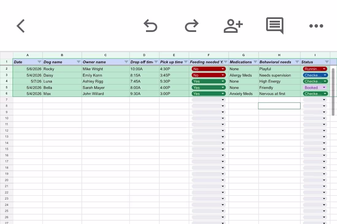 Cover image for Created a streamlined operations tracker