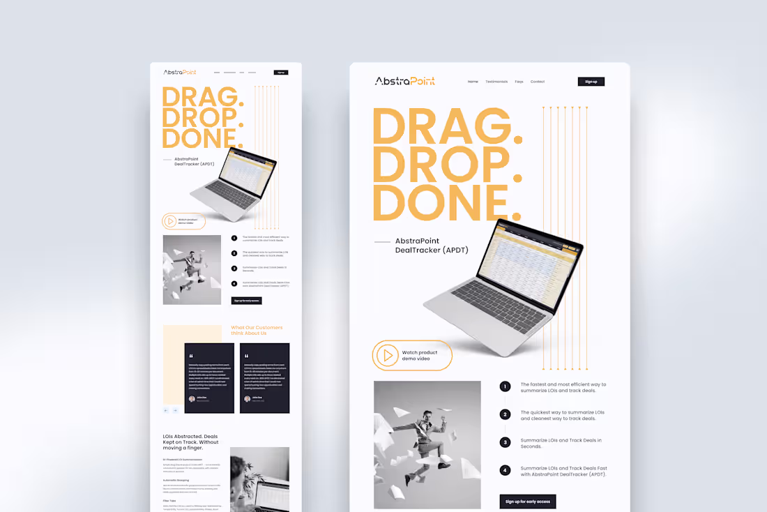 Cover image for Landing page