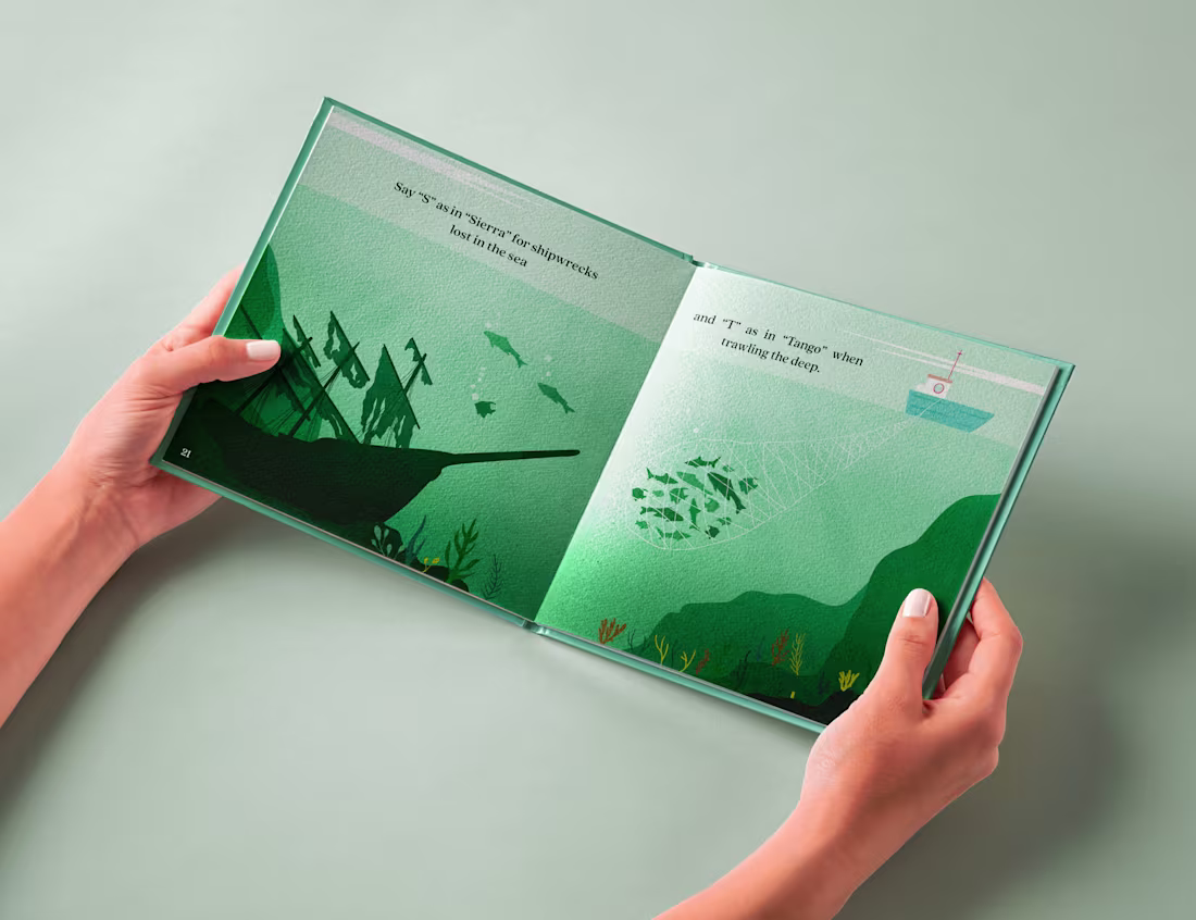 Cover image for Little Mariner's Phonetic Alphabet: A Children's Book