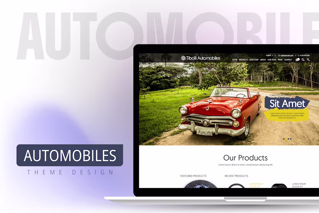 Cover image for Website Theme Designed for Website