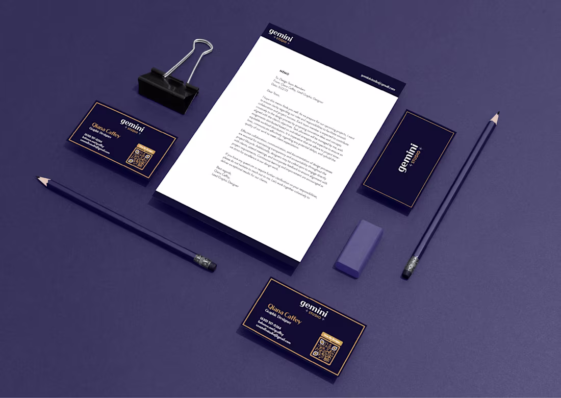 Cover image for Branding: Gemini Design Studio Rebrand :: Behance