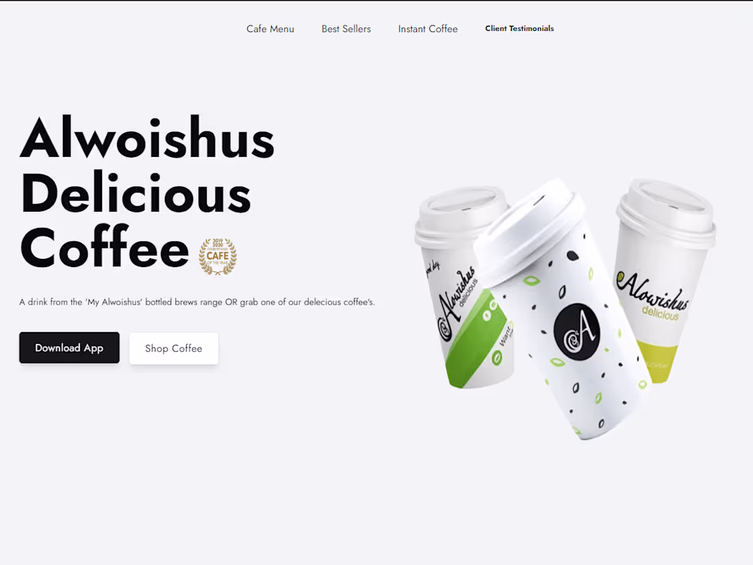 Cover image for Alowishus coffee