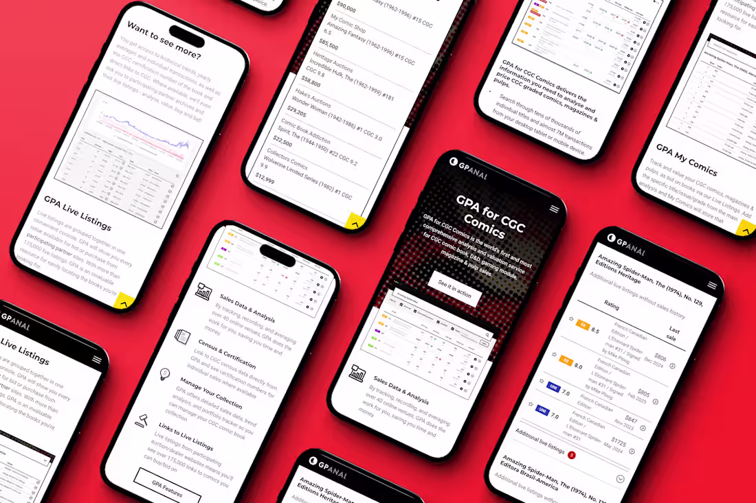 Cover image for GPAnalysis For CGC Comics // Frontend