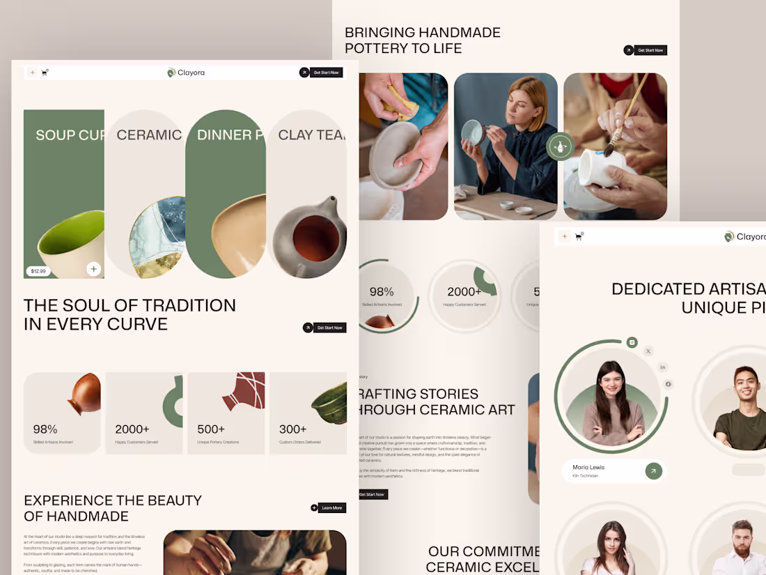 Cover image for Clayora - Simple one-time shop