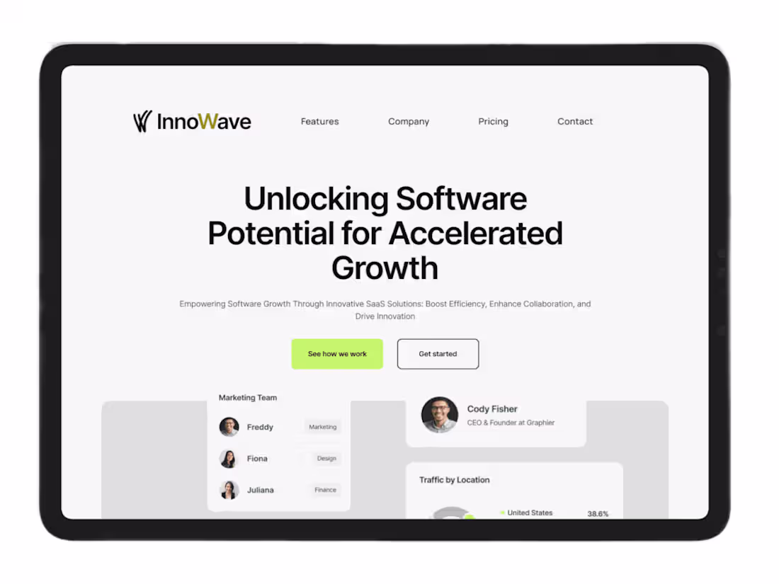 Cover image for Figma to Framer landing page