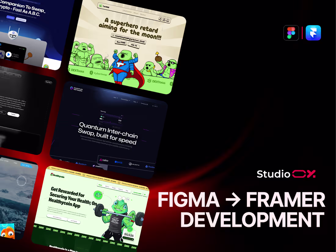 Cover image for Figma To Framer Website Development