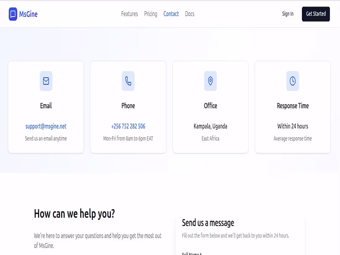 Cover image for Msgine – Multi-Channel Messaging & Customer Engagement Platform