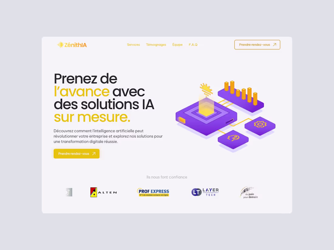 Cover image for Web Design, Logo Design & Custom Illustration - ZénithIA