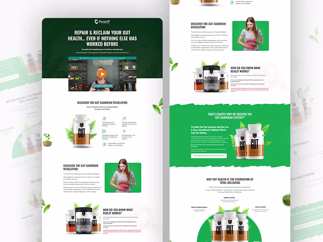 Cover image for GUT — High Converting Funnel