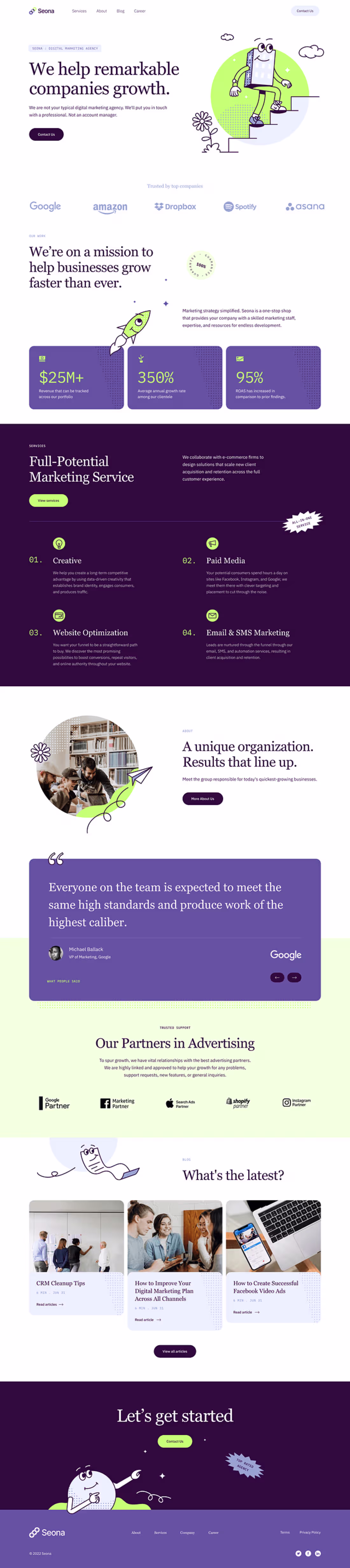 Cover image for Digital Marketing Website