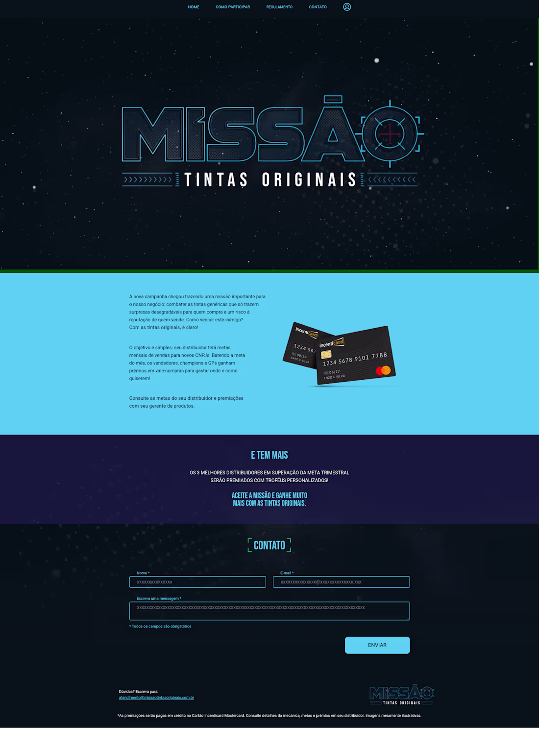 Cover image for  Web site Missão Tintas