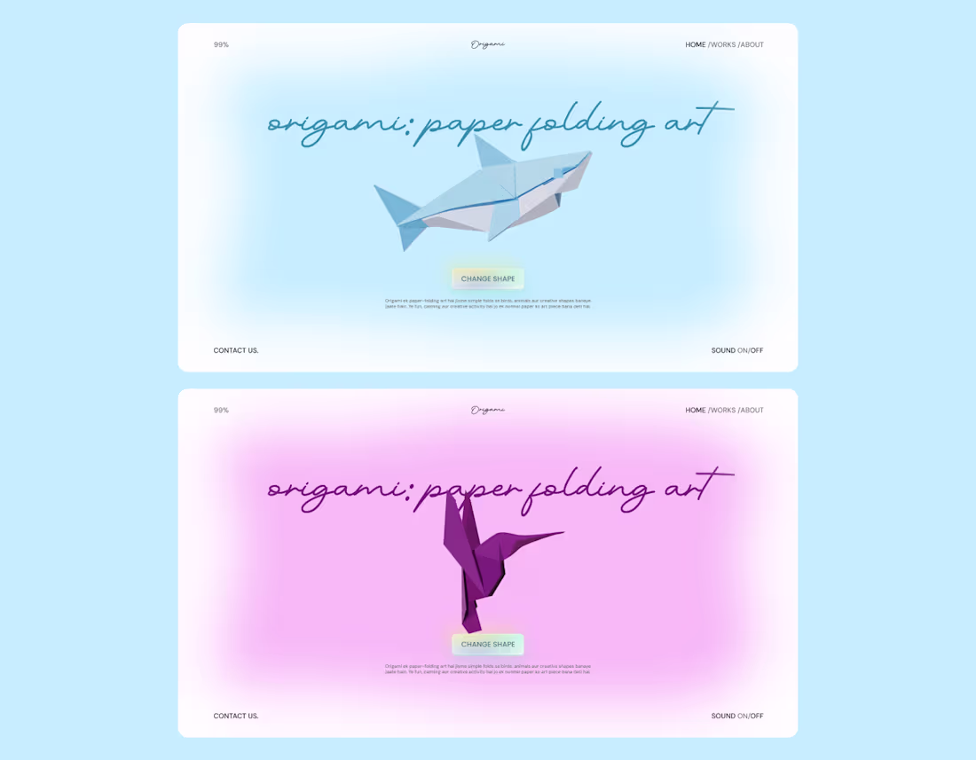 Cover image for Last week designs!