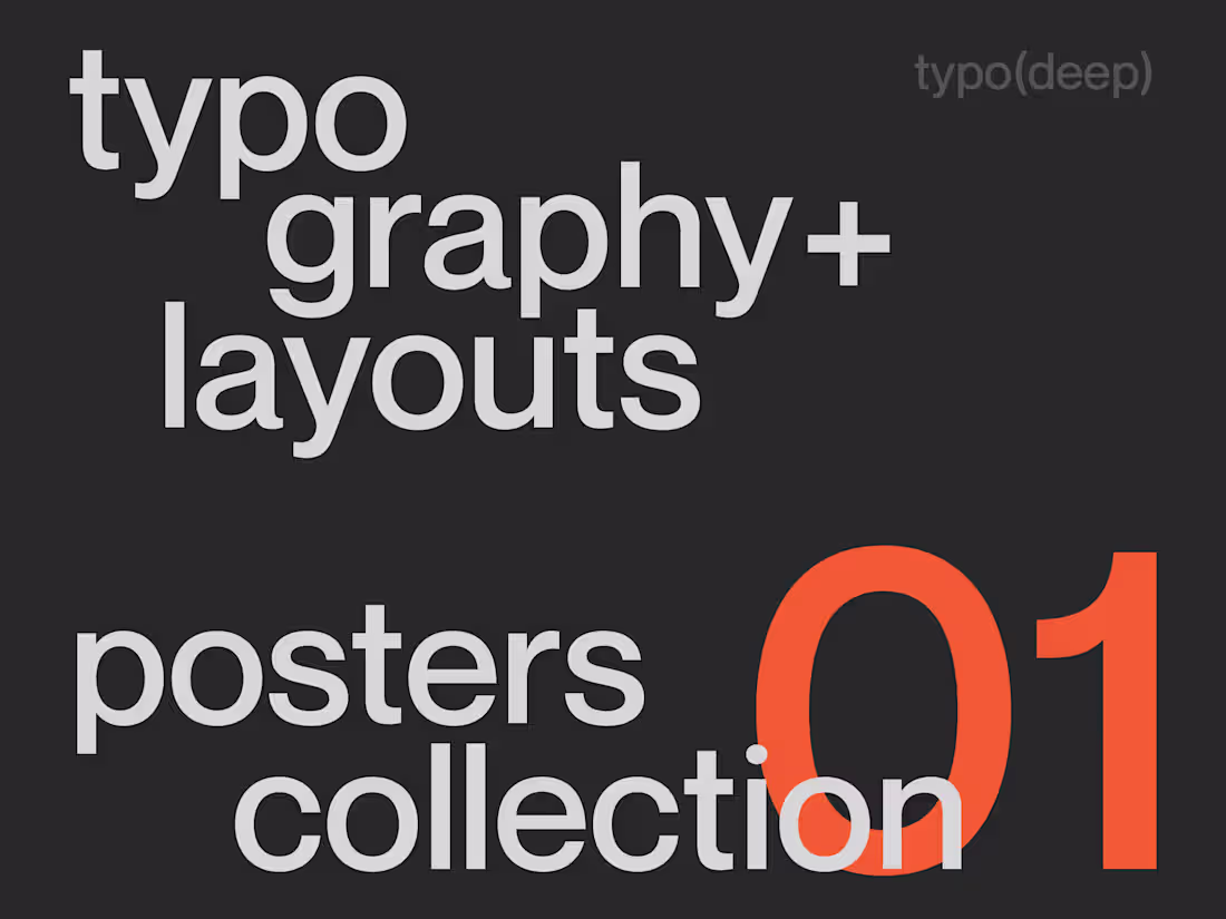 Cover image for Typography Posters Vol 01