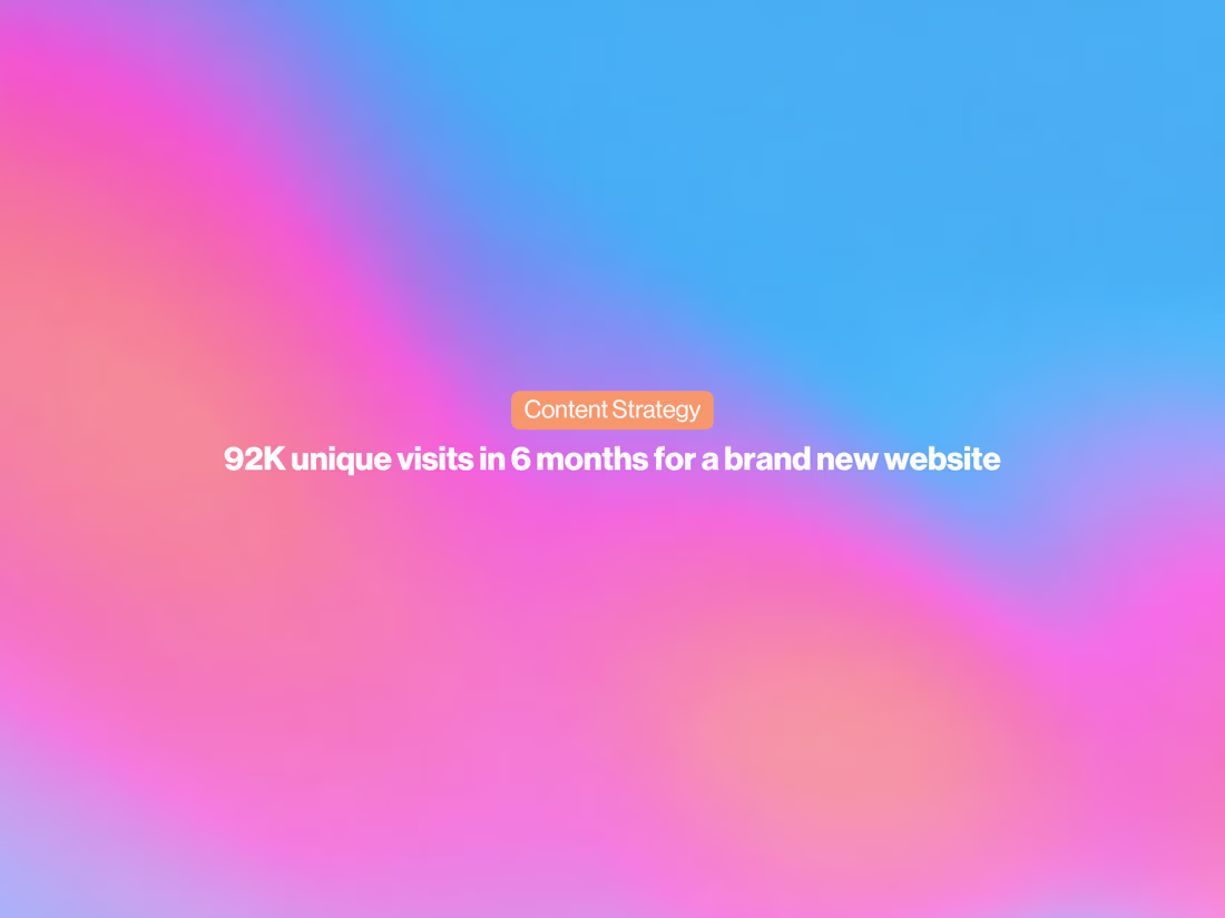 Cover image for Building a brand new blog to 100,000 visits in 6 months