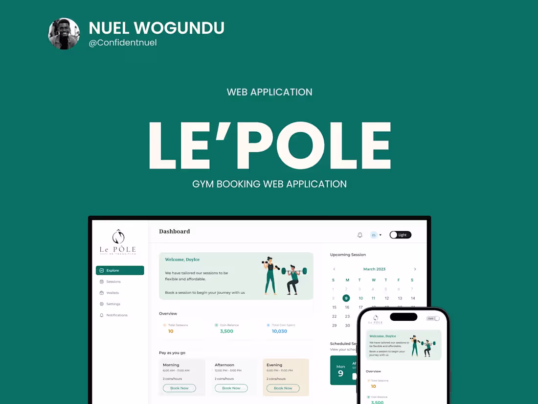 Cover image for Automated Gym Booking Web Application