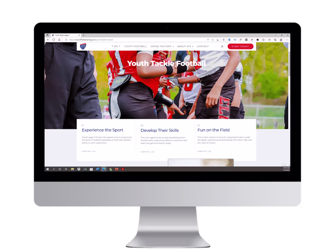 Cover image for 475 Elite Training | Website Design