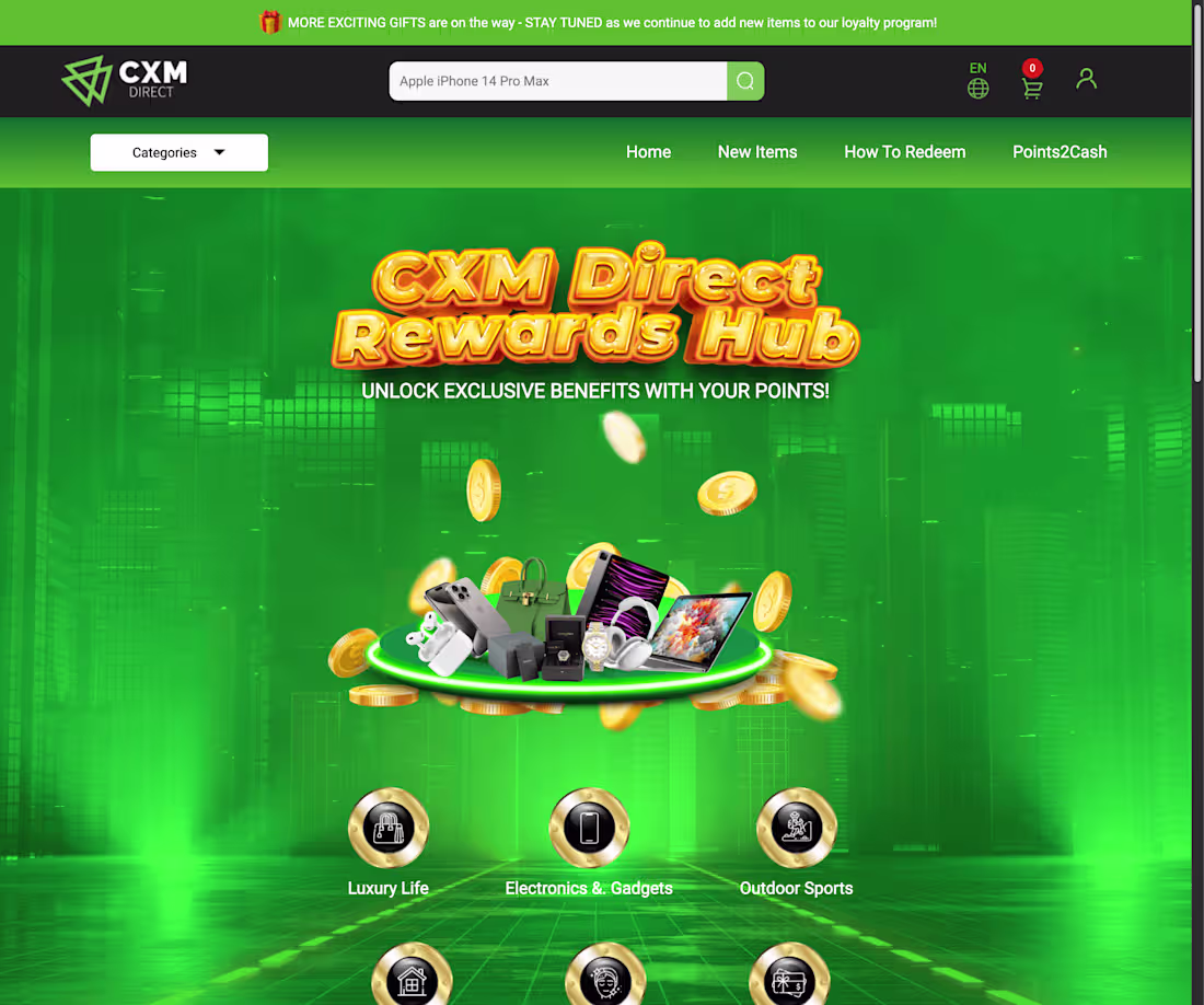 Cover image for CXM Direct Mall Web Application Development