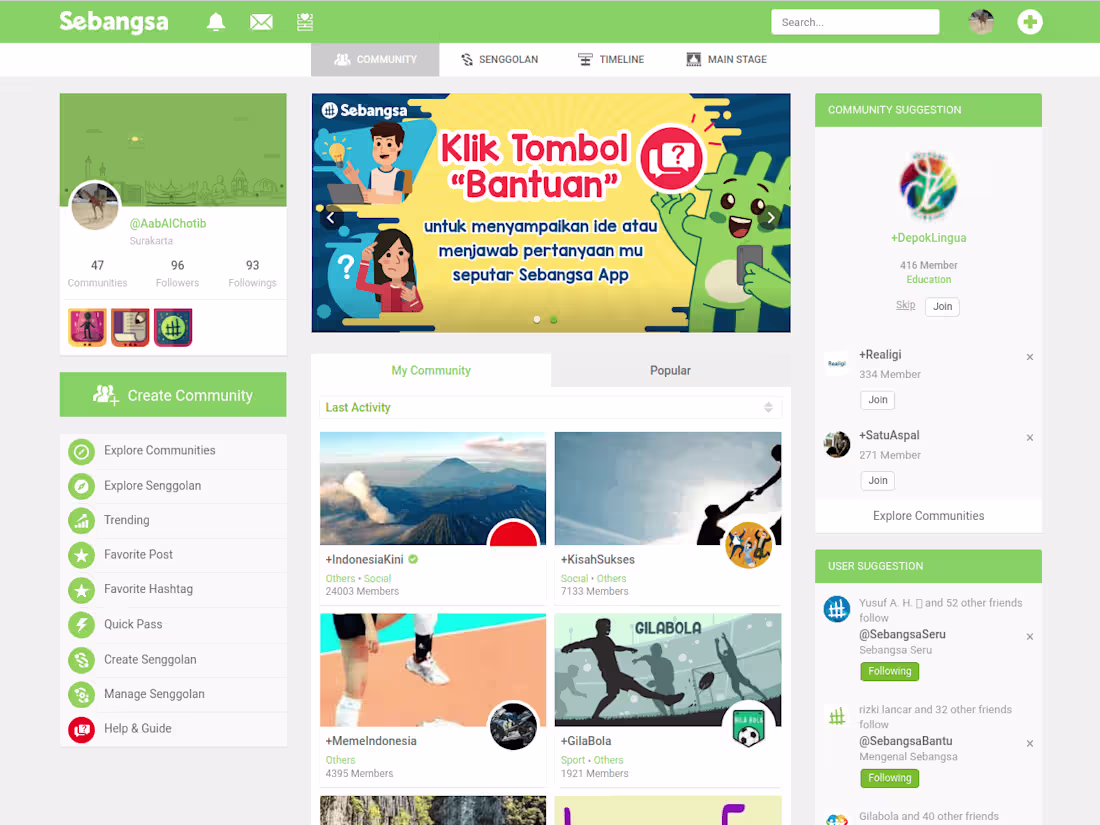 Cover image for Sebangsa Website