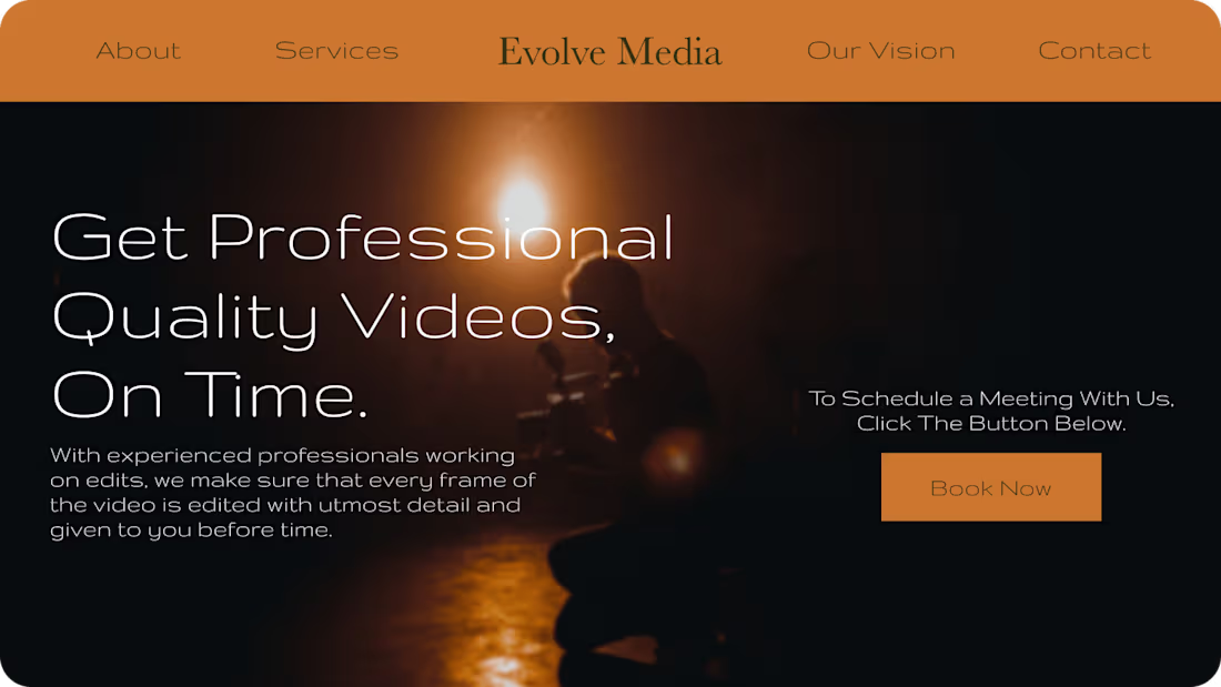 Cover image for Evolve Media Landing Page
